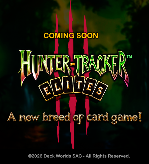 Hunter-Tracker ELITES Card Game Logo